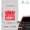 Army Parent on Board Sticker for SUVs