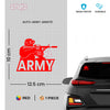 Compact Army Emblem Car Safety Decal