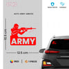 Support Army Heroes Sticker for Cars