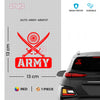 Army Duty Sticker for Safe Roads