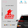 Road Safe Army Veteran Shield Decal