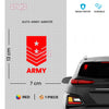 Army Officer Duty Sticker for Vehicles