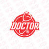 Doctor Decal for Cars with Medical Design