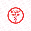 Medical Safety Sign for Doctors on Board