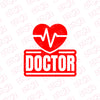 Classic Doctor Sticker for Professional Drivers