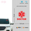 Durable Doctor Sticker for Cars and SUVs