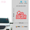 Stethoscope Design Doctor Sign for Vehicles