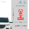 Stethoscope Design Doctor Sticker for Cars