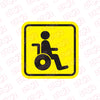 Bold Superhero Accessibility Sticker