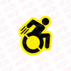 Unique Wheelchair Superhero Sticker