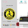 Inspiring Super Hero Handicap Decal