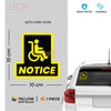 Accessible Superhero On Board Sticker