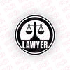 Justice Advocate Sticker for Vehicles