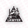 Lawyer Shield Sticker for Vehicles