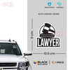 Elegant Lawyer Decal for Car Use