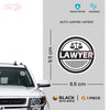 Justice Scales Design Sticker for Vehicles