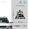 Lawyer Shield Sticker for Vehicles