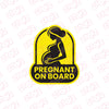 Mom on Board Sticker for Family-Oriented Drivers