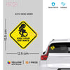 Stylish Mom on Board Sticker for Cars