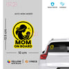 Mom on Board Sticker for Car Windows