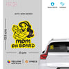 Bright and Stylish Mom on Board Sticker