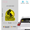 Mom on Board Label for Family Road Safety