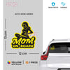 Mom on Board Car Sticker for Road Trips