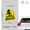 Soft-Tone Mom on Board Sticker for Families