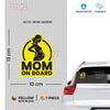 High-Visibility Mom on Board Decal for Cars