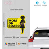 Trendy Mom on Board Sticker for Smooth Rides