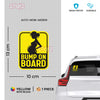 Easy-to-Apply Mom on Board Car Sticker