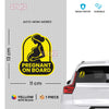 Mom on Board Sticker for Family-Oriented Drivers