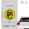 Bold Design Mom on Board Safety Sticker