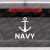 Elegant Navy Anchor Sticker for Cars