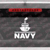 Anchor Ship Design Navy Car Window Sticker