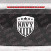 Navy Officer Car Sticker for Road Awareness