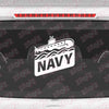 Classic Navy Shield Vehicle Safety Tag