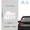 Proud Navy Family Sticker for Vehicles