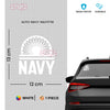 Road Safety Navy Anchor Sticker for Cars