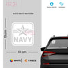 Support the Navy Emblem Car Window Decal