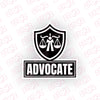 Advocate on Board Sticker for Cars