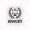 Professional Advocate Sticker for Drivers