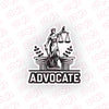 Justice Advocate Sticker for Legal Experts