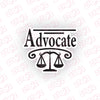 Advocate Shield Design Sticker for Cars