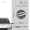 Durable Advocate Sticker for Vehicles