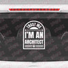 Proud Architect Sticker for Cars and Laptops