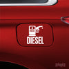 Diesel Tank Caution Notice Decal