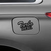 Minimal Design Diesel Tank Label Decal