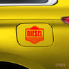 Vibrant Diesel Warning Sticker Decal