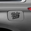 Clear Turbo Text Diesel Label for Cars